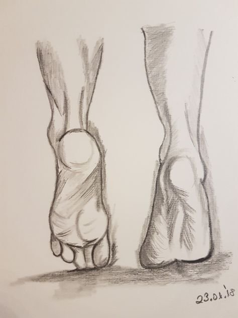 Рисование стопы