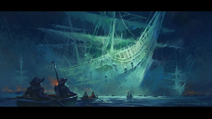 Корабль "Летучий голландец"