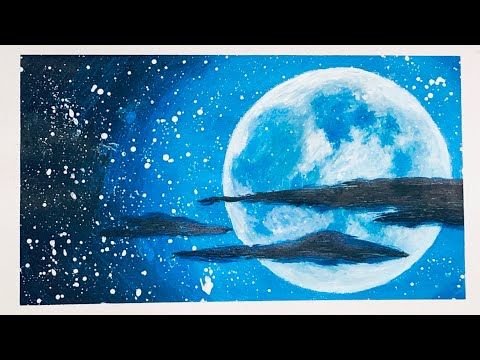 Лунный город рисунок