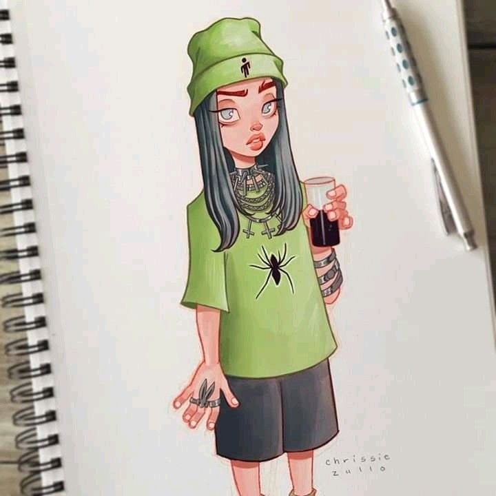 Скетчбук Билли Айлиш