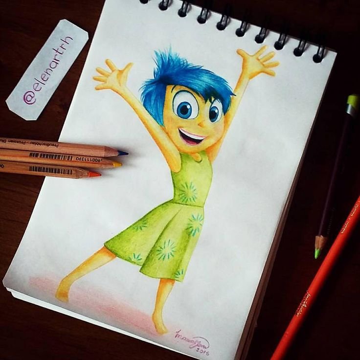 Идея для рисунка из мультфильма головоломка