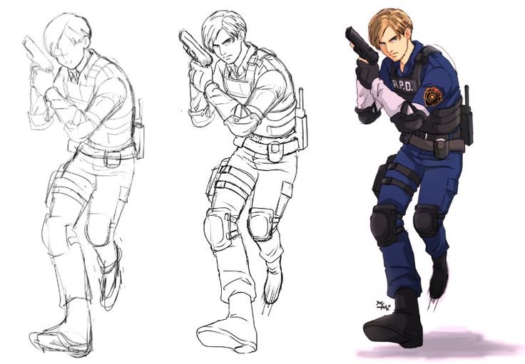 Леон Кеннеди Resident Evil 2