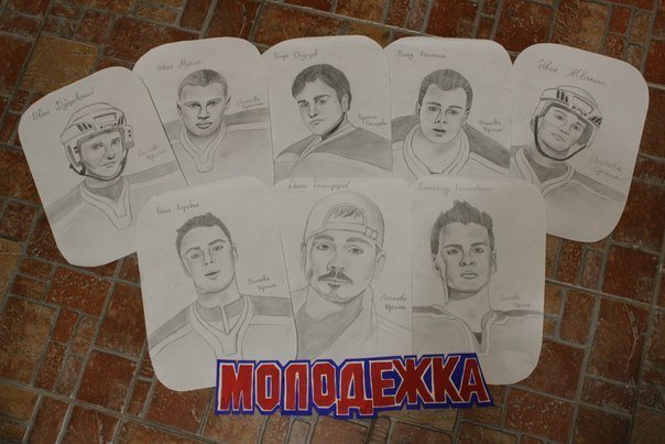 Портреты хоккеистов
