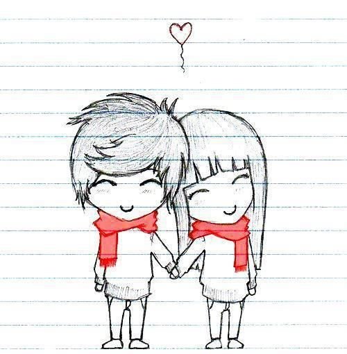 Парные рисунки легкие