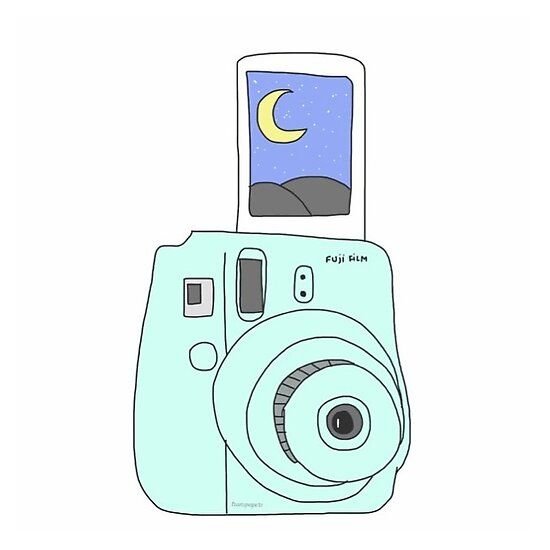Фотоаппарат рисунок для срисовки легкий