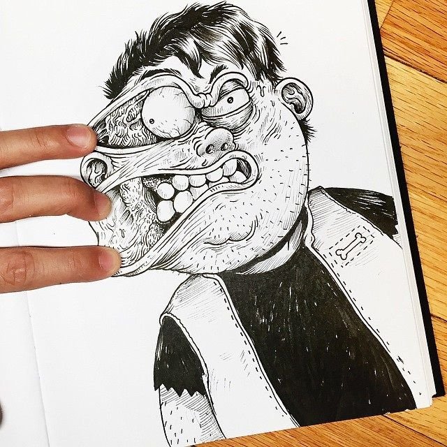 Смешные рисунки карандашом