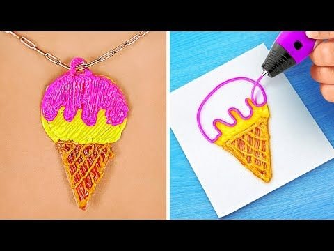 Украшения 3д ручкой