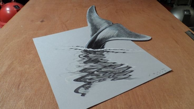 3d рисунки карандашом