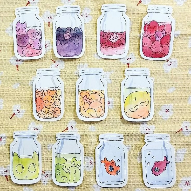 Баночка рисунок