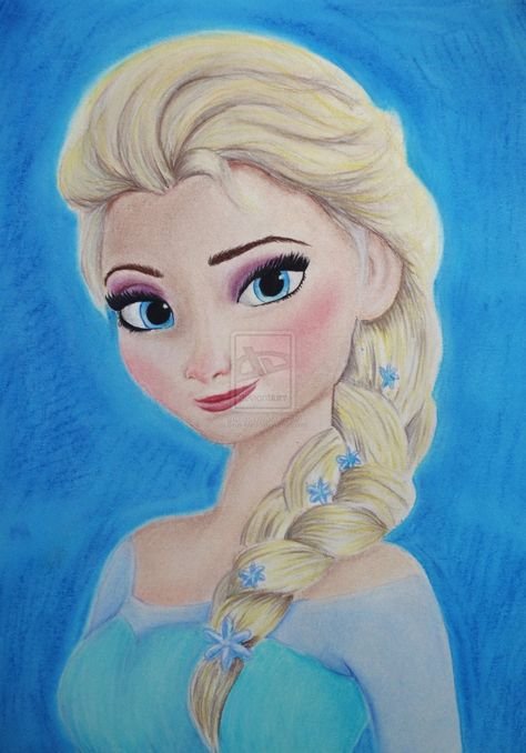 Эльза рисунок