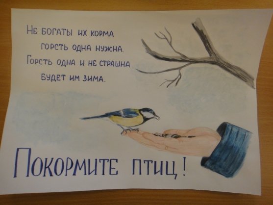 Плакат в защиту птиц