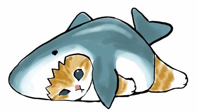 Mofu Sand котики акулы