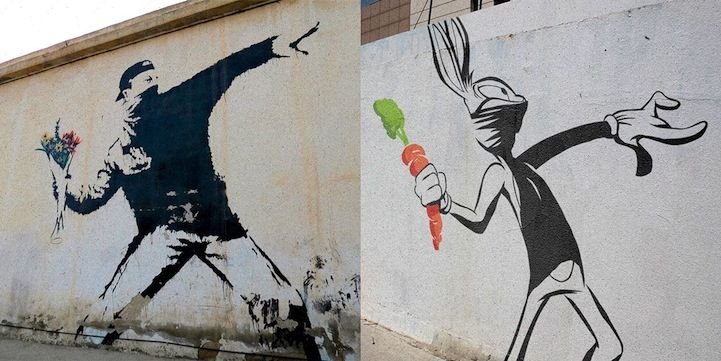 Уличное искусство стрит арт Бэнкси