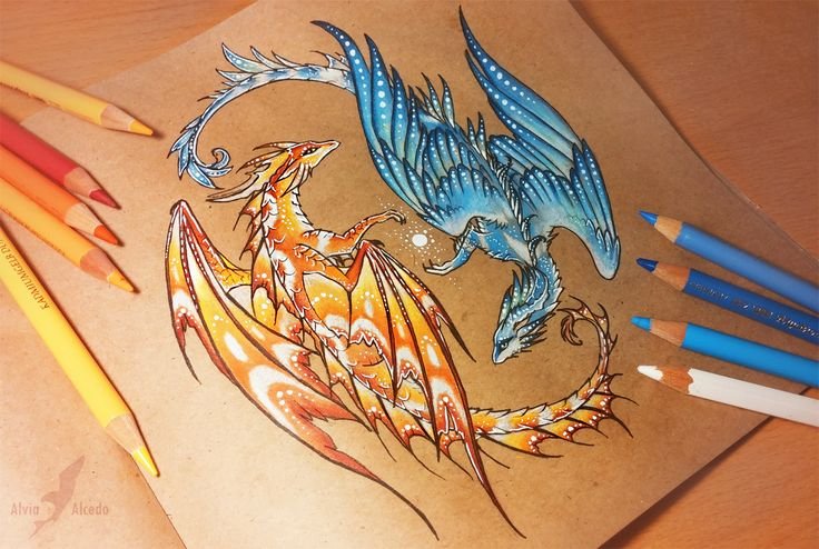 Alvia Alcedo драконы
