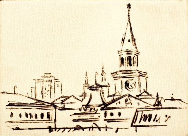 Казанский Кремль Графика