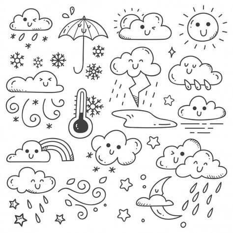 Weather Doodles for Print