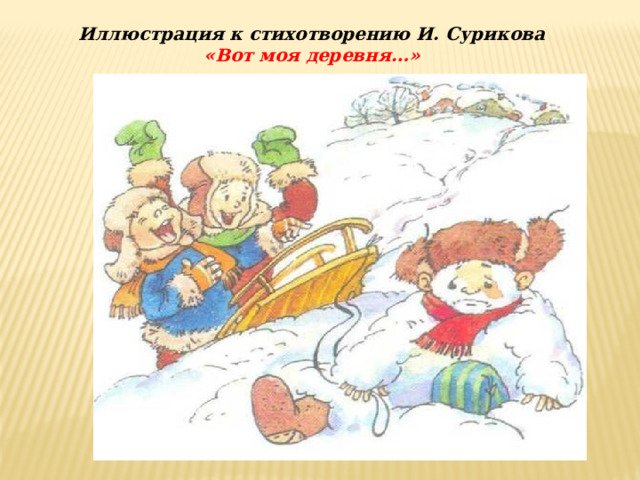 Суриков детство рисунок