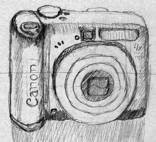 Фотоаппарат рисунок