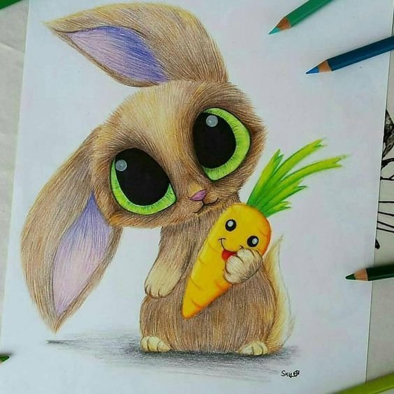 Идеи для рисования цветными карандашами