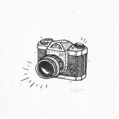 Нарисованный фотоаппарат