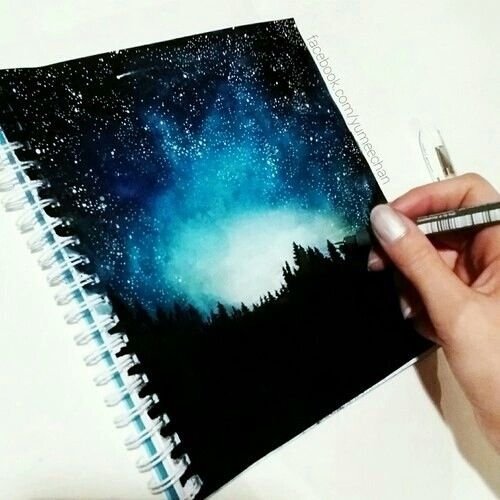 Рисование космос