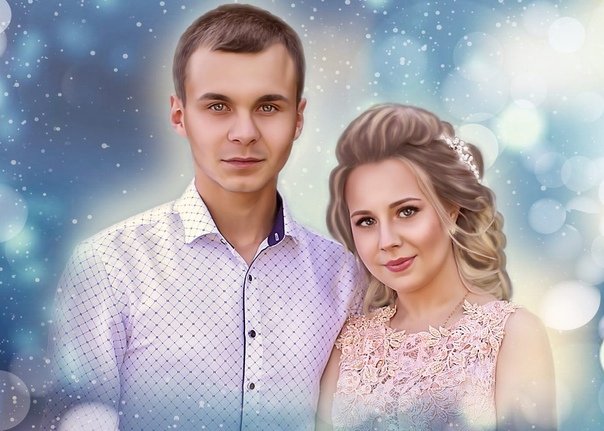 Свадебный портрет Дрим арт