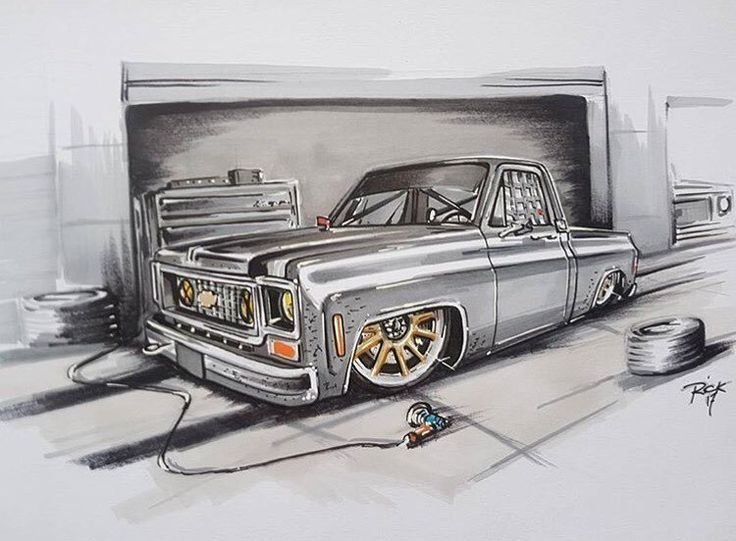 Пикап рисунок