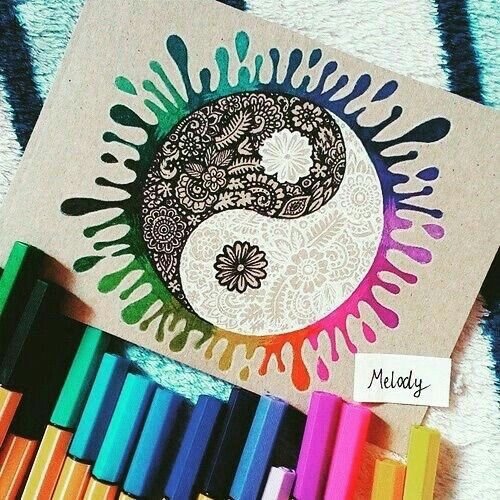 Красивые рисунки фломастерами