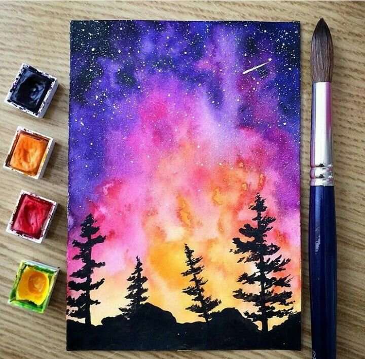 Идеи для рисования гуашью