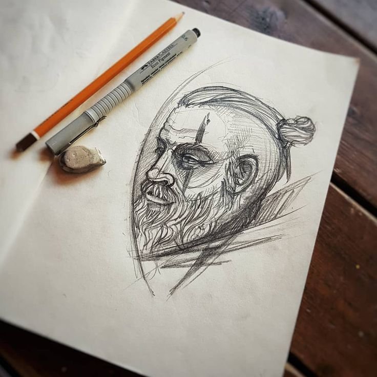 Сибирь эскиз