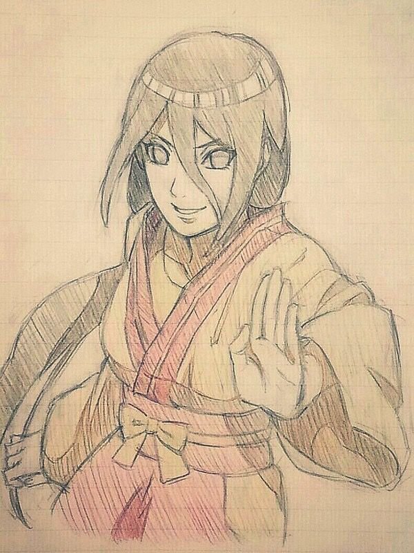 Как нарисовать Ханаби