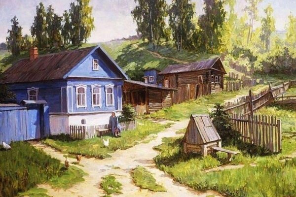 Русская деревня арт