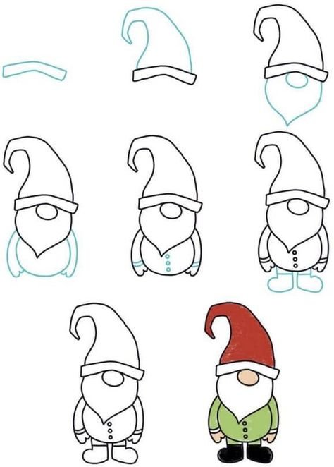 Нарисовать гнома