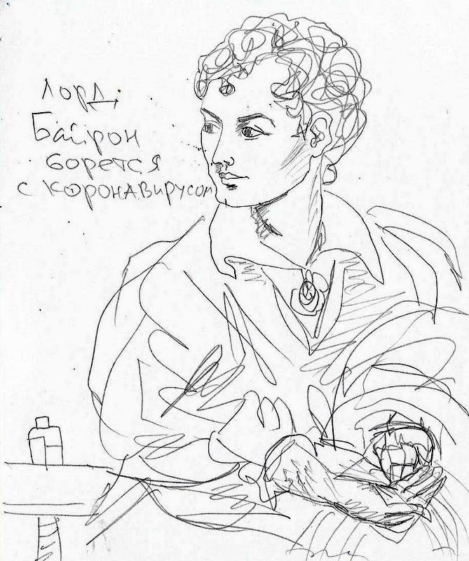 Рисунок Гуяр Дж Байрон