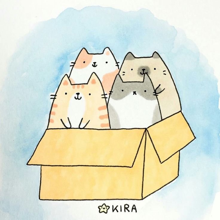 Рисунки котиков