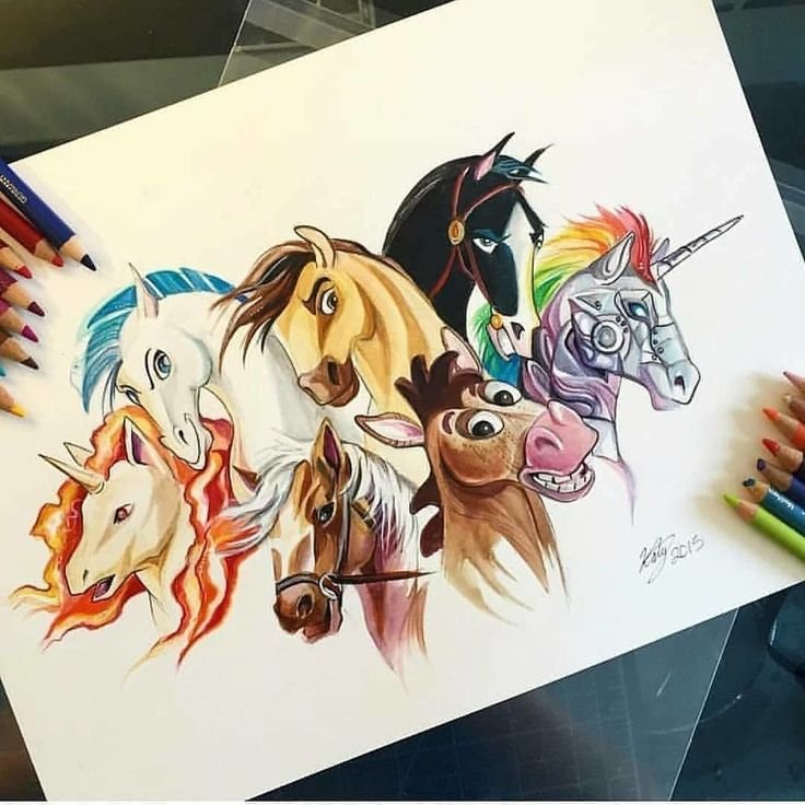 Красивые рисунки маркерами