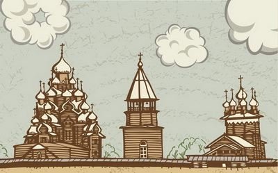 Кижи рисунок