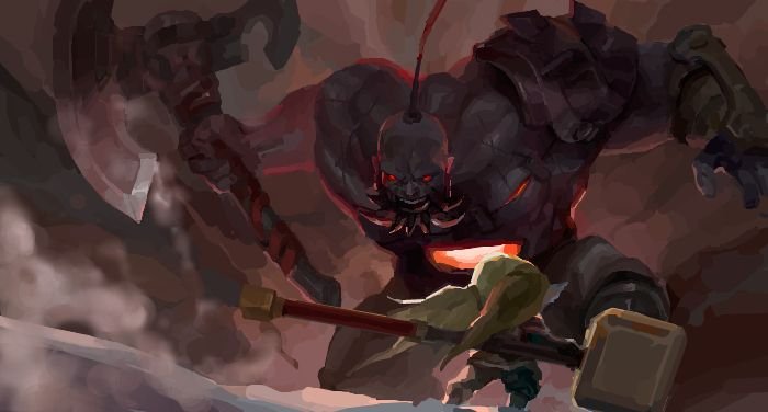 Сион ЛОЛ арт