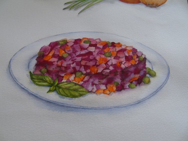 Винегрет рисунок для детей
