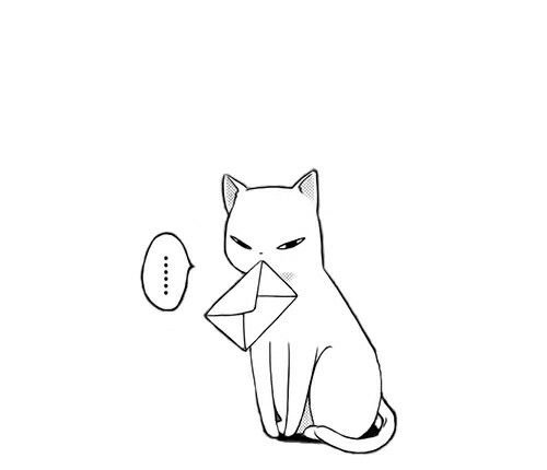 Котик рисунок