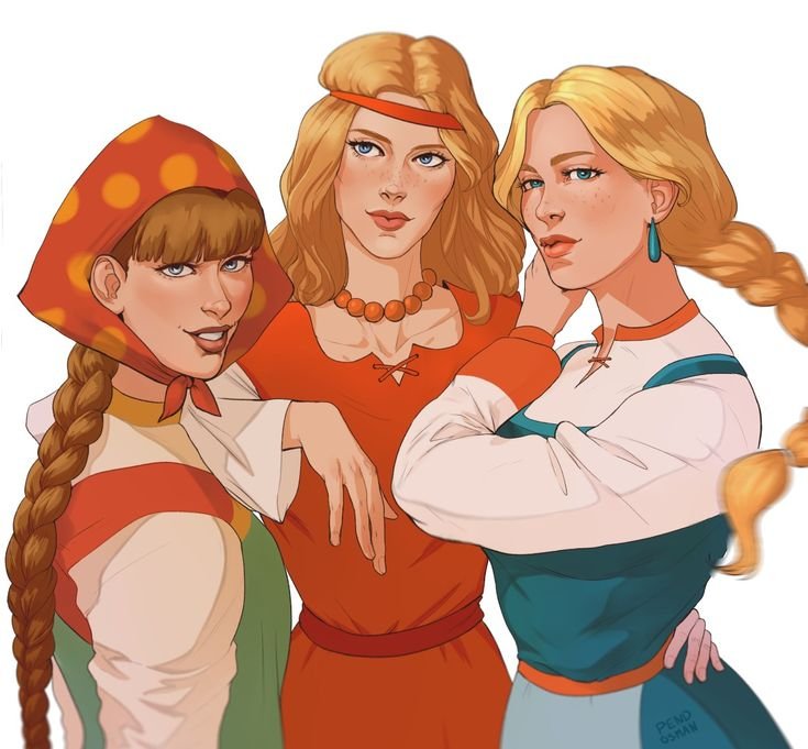 Любава Аленушка и Настасья Филипповна