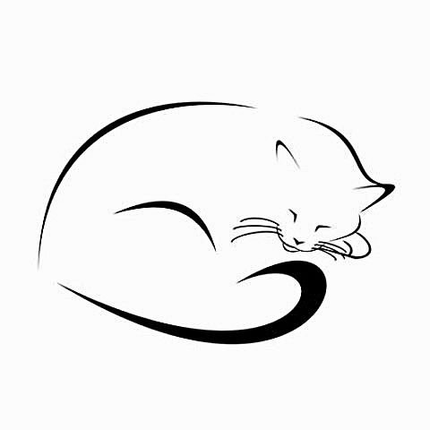 Кошка эскиз