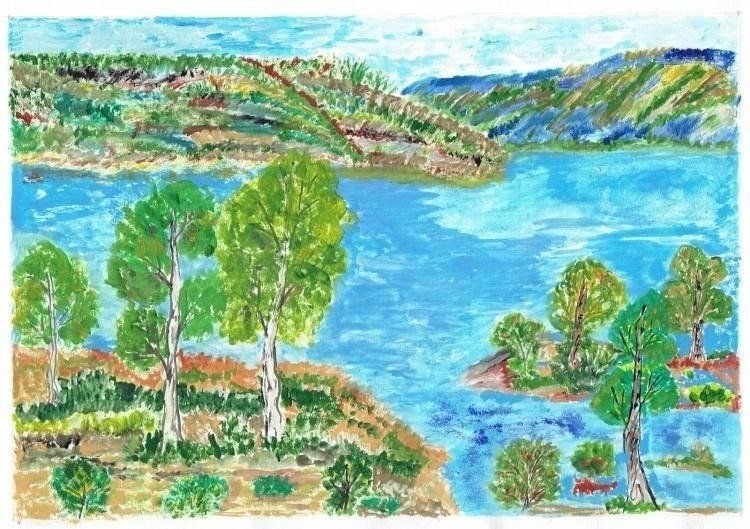 Родной край рисунок