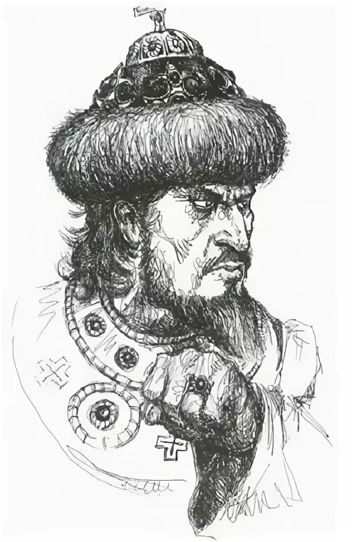 Иван Грозный карандашом