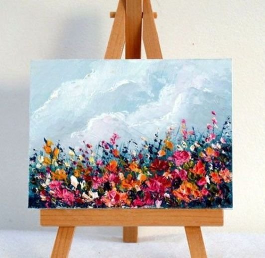 Рисунки на холсте