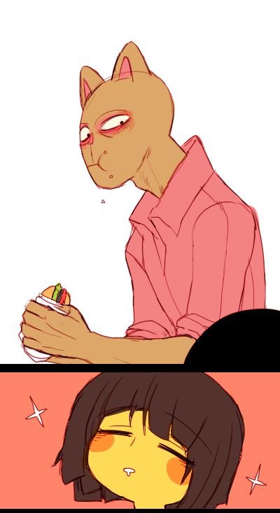 Undertale Бургерпентс арт