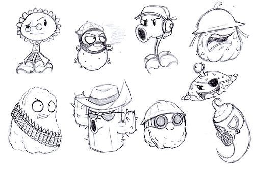 PVZ 2 раскраска
