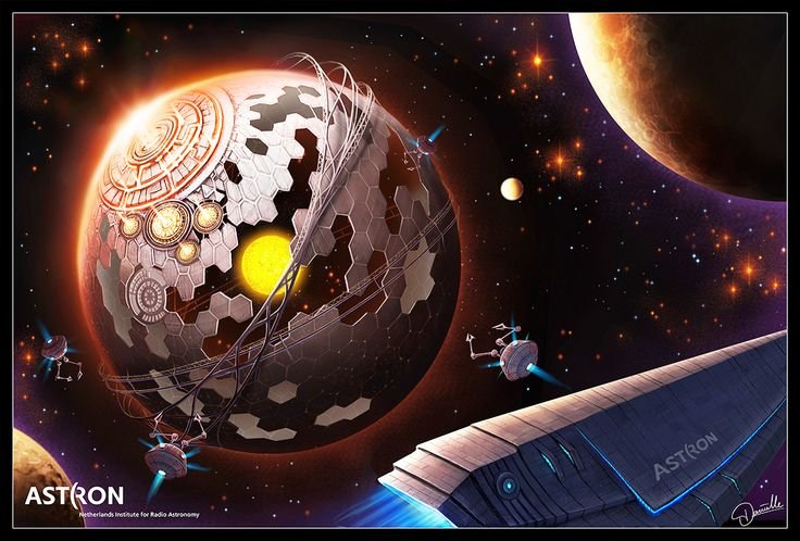 Сфера Дайсона Sci-Fi арт