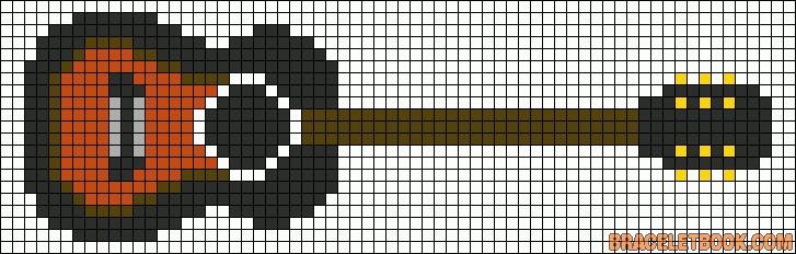 Схемы фенечек из бисера гитара
