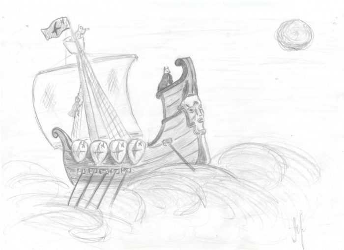 Рисунок по опере Садко